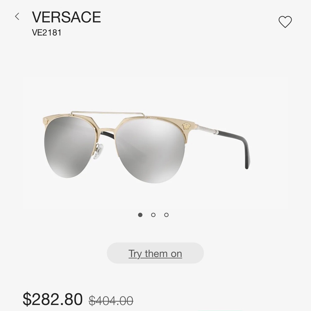 VERSACE 2181 POLARIZED GLASSES